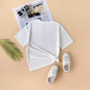 Camiseta de manga corta para mujer de Vietnam de verano 2023, camiseta de ajuste Regular, logotipo personalizado de fábrica de algodón, manga corta 100% de algodón suave - Product Image 2