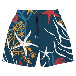 Maillots de bain pour hommes 2026 en polyester à séchage rapide et respirant, avec motifs floraux personnalisés par sublimation, vente en gros - Product Image 1