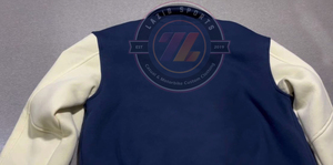 Veste de baseball en molleton de coton et polyester, patchs en chenille brodés personnalisés, style lettreman d'équipe, vêtements de sport haut de gamme - Product Image 5