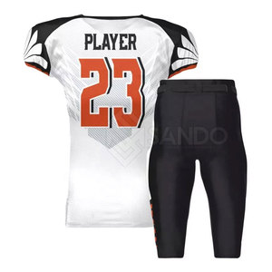 Uniforme de Fútbol Americano Personalizado, Ropa Deportiva de Secado Rápido, Color Sólido, Mangas Cortas, Transpirable, Tallas Grandes, 100% - Product Image 3