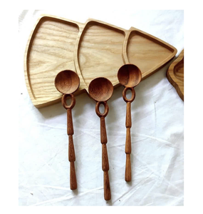 Juego de cucharas de madera natural de alta calidad: utensilios de cocina hechos a mano, seguros para alimentos, exportación sostenible. - Product Image 1