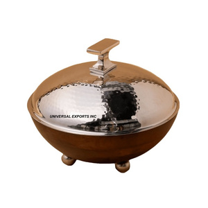 Olla Caliente Decorativa de Acero Inoxidable para Bodas, Cazuela Hecha a Mano de Primera Calidad, Calentador de Alimentos de Metal de Lujo Nuevo y Más Vendido - Product Image 2