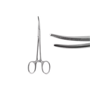 คีมผ่าตัดทางการแพทย์แบบมืออาชีพสำหรับคีมล็อกห้ามเลือดสำหรับสัตว์เลี้ยงเครื่องมือผ่าตัดพื้นฐาน14ซม. - Product Image 2