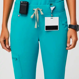 Ensembles d'uniformes d'infirmières de clinique dentaire à manches courtes uniformes médicaux uniformes d'hôpital chirurgical pour femmes et hommes - Product Image 4