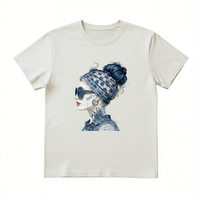 Camiseta Informal Unisex de Jersey 100% Algodón de Alta Calidad con Estampado - 210 g/m²