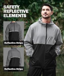 Chaqueta cortavientos ligera para hombre, impermeable, de camuflaje, con media cremallera frontal, personalizada para Primavera, Golf, senderismo, Camping - Product Image 1