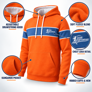 Solid Color Casual Fleece Tops Hoodies Pullover Premium <b>Hoodie</b> Quick Dry Long Sleeves 100% Cotton Winter <b>Men</b> - Product Image 5