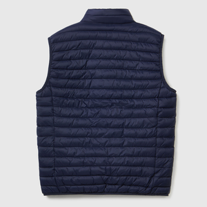 เสื้อกั๊กขนปลาปักเป้าสำหรับผู้ชายเสื้อแจ็คเก็ตมีฮู้ดคอตั้งด้านหน้าฤดูหนาวระบายอากาศได้น้ำหนักเบาปรับแต่งสี/โลโก้ได้ - Product Image 6