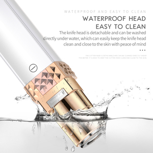 Depiladora Facial Eléctrica para Mujer, Portátil, a Batería, Mini Afeitadora Impermeable con Diseño de Lápiz Labial, Dispositivo de Cuidado Personal - Product Image 2