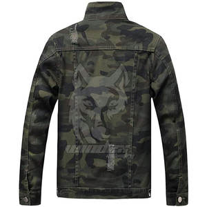 Precio bajo de alta calidad logotipo personalizado hombres Jeans chaqueta de invierno al por mayor personalizado Jeans chaqueta para hombres - Product Image 2