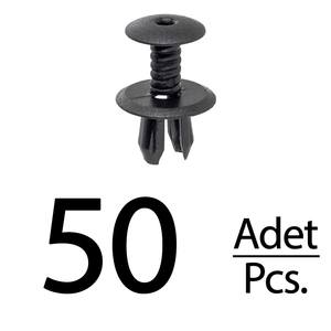 Clips de fixation pour panneau de plancher de coffre Volkswagen Golf IV, Golf Plus, Golf V, Polo, Passat - 50 pièces - Product Image 1