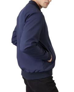 เสื้อแจ็คเก็ตบอมเบอร์ผู้ชายแบบลำลองสำหรับฤดูใบไม้ร่วง คอตั้ง ผลิตจากโพลีเอสเตอร์ 100% กันน้ำ - Product Image 2