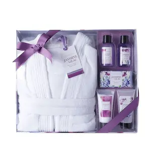 Hot On Sale Bathroom Bathrobe Soap Cute Jasmine Bath SPA Gift Set for Women's at Wholesale Prices from US