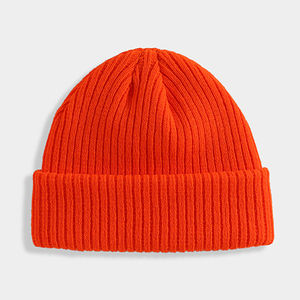 Gorro de punto acanalado de invierno, gorro personalizado con puños acrílicos, gorro Unisex a la moda para clima frío, gorros Jacquard 2025 - Product Image 3