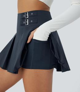 2023 latest design women <b>skirt</b> sun style Cheap Women High Waisted <b>Skirts</b> In Solid Colors flower printing design new - Product Image 4