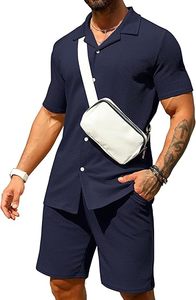 Conjuntos de Camiseta y Pantalones Cortos Casuales de Verano para Hombre, Estilo Urbano, Estampado, Venta al por Mayor, Conjunto de Camiseta y Pantalones Cortos de Alta Calidad para Hombre - Product Image 5