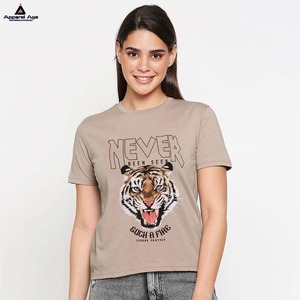 Camisetas de talla grande de alta calidad para mujer, camiseta blanca lisa de algodón de gran tamaño, camiseta blanca para mujer, logotipo personalizado para venta al por mayor - Product Image 6