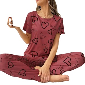 Pyjama de maternité respirant pour homme, vêtements de nuit d'automne, ensemble short et pantalon 2 pièces, pyjama papillon, vêtements de détente - Product Image 1