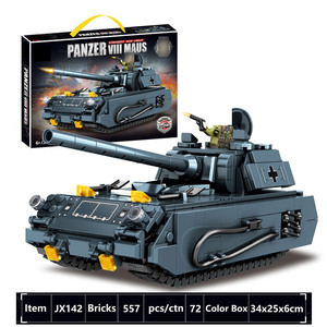Ww2 alemán <span class=keywords><strong>Panzer</strong></span> Viii Maus <span class=keywords><strong>Tiger</strong></span> Tank ejército medio oruga vehículo ladrillos juguete modelo Kit soldado figura militar juego de bloques de construcción - Product Image 4