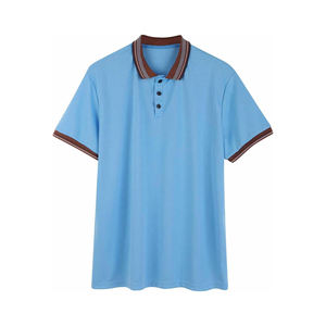 Chemise polo pour homme en toile solide respirante professionnelle - Personnalisable, haute qualité, vêtements d'été, nouvelle arrivée - Product Image 5