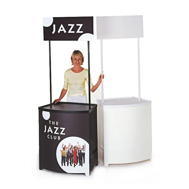 Professional Lightweight Aluminum Modern Display Counter with Customized Options for Outdoor/Indoor Brand Activations Promotions