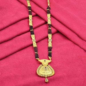 Bán buôn 24K Micro vàng Quảng Cáo & <span class=keywords><strong>Ruby</strong></span> đá dài mặt dây chuyền <span class=keywords><strong>mangalsutra</strong></span>, thời trang quảng cáo <span class=keywords><strong>mangalsutra</strong></span>, đồ trang sức cưới truyền thống Ấn Độ. - Product Image 5