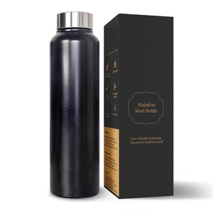 Bouteille d'eau en acier inoxydable de couleur chaude rouge Bouteille élégante disponible Forme mince et élégante Meilleure vente disponible Prix le plus bas - Product Image 6