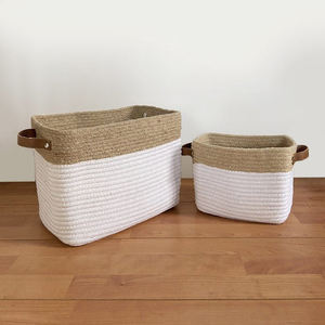 Unique Design <b>Rectangle</b> Pure Cotton <b>Storage</b> <b>Basket</b> Custom Size Home Usage Office Decoration <b>Storage</b> <b>Basket</b> Acceptable Price Deco - Product Image 5