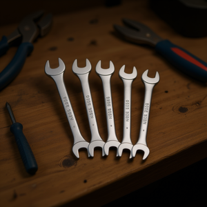 Juego de 5 llaves de boca abierta de doble extremo para diversas tareas, herramienta versátil de Usag - Product Image 3