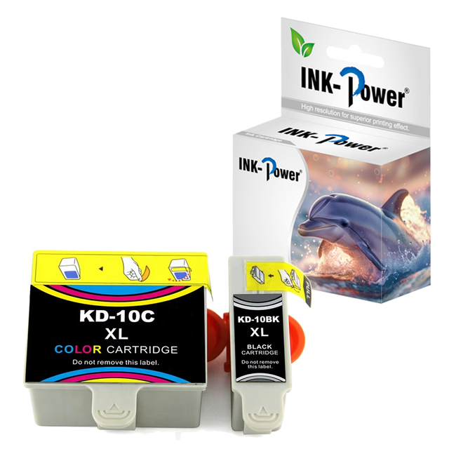 INK-POWER 10XL 10 XL Premium Color Compatible InkJet Ink Cartridge for Kodak ESP 5210 EASYSHARE 5500 Hero 6.1 7.1 9.1 Printer
