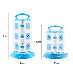 "2-Port USB Plastic Tower with Mexico <b>Plug</b> 5V 2.1A" - Product Image 2