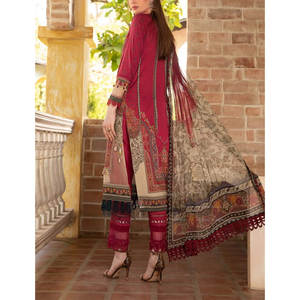 Venta caliente nueva moda césped y algodón Salwar Kameez trajes para mujeres venta al por mayor personalizado OEM servicios vestido de césped - Product Image 2