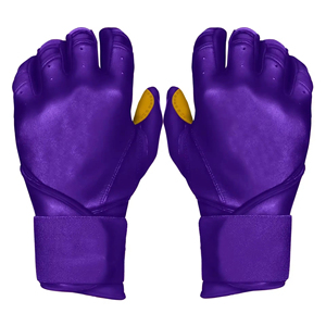 Guantes de Bateo de Béisbol/Sóftbol Personalizados con Logotipo, para Adultos, con Puño Largo, Cierre de Correa de Poliéster, Cómodos y Ligeros para Entrenamiento - Product Image 4