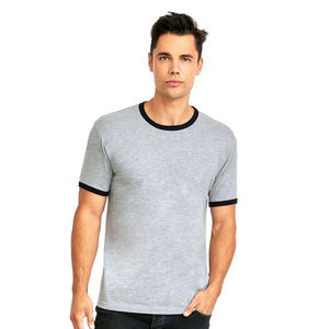 Construye tu marca Camiseta unisex Mezcla para adultos Camiseta de algodón con timbre para hombres Camisetas Camiseta de manga corta con timbre - Product Image 3