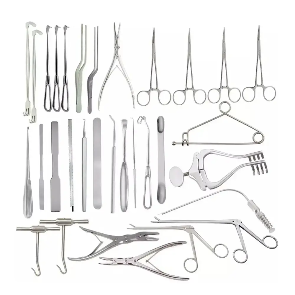 Multi Uses Surgical Set Großhandel Cranial Instruments für die allgemeine Neuro chirurgie Chirurgische Instrumente Set von debon airii