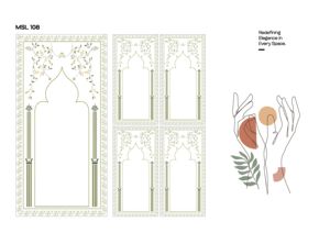 MSL Elevate 3D Designer Vitrified Collection 600x1200mm Carreaux d'intérieur imitation pierre antibactériens Adhésif facile pour villa - Product Image 5