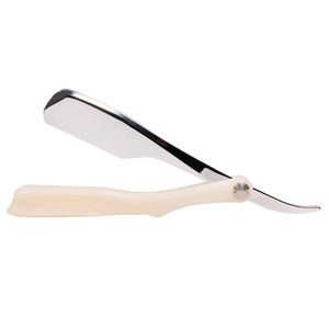 Rasoirs de rasage à lame en acier inoxydable avec logo personnalisé et manche en bois de haute qualité - Product Image 2