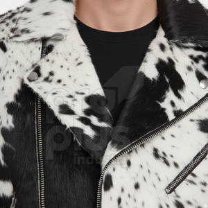 Chaqueta de Cuero Vacuno Personalizada para Hombre, Logotipo Frontal, Transpirable, Ecológica, Prenda Exterior Premium - Product Image 3