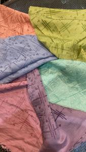 Deliza ผ้าทอจาก Chanderi ย้อมสีล้วนเป็นมิตรต่อสิ่งแวดล้อมสำหรับงานแต่งงาน - Product Image 3