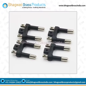 Conector de Cable Eléctrico en Forma de Pin de Latón 100% Bhagwati, Colores Natural/Níquel/Plata para Uso Industrial, Exportadores - Product Image 2