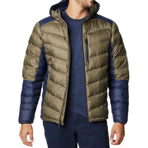 Doudounes d'extérieur pour hommes avec capuche style thermique imperméable vestes chaudes manteaux d'hiver pour la randonnée sports doudounes - Product Image 1