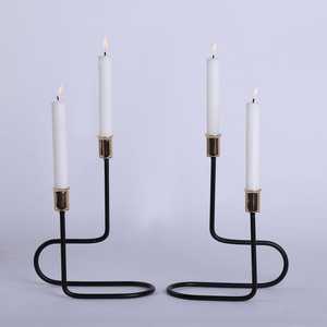 Vintage Carved Metal <b>Candle</b> <b>Holder</b> Suitable For Garden Decoration <b>Outdoor</b> Dining And Balconies - Product Image 1
