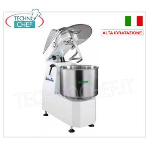 Mélangeur spiral FIMAR 38 kg à haute hydratation pour boulangerie, tête relevable, bol fixe, commandes numériques, électrique, pour farine de blé et de maïs - Product Image 2