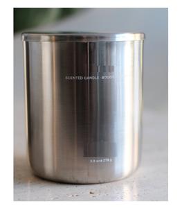 High Quality Custom Available <b>Round</b> Candle Jars Stainless Steel <b>Brushed</b> With Nickel Finished Candle Vessel or Candle Containers - Product Image 3