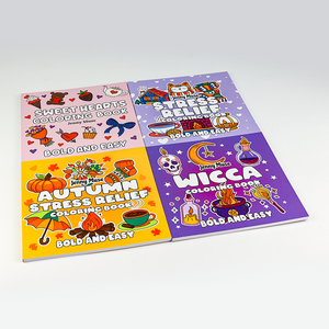 OEM de fábrica al por mayor personalizado niños libro para colorear de alta calidad inglés libro de cuentos de impresión Tapa dura papel offset de cartón Kraft - Product Image 3