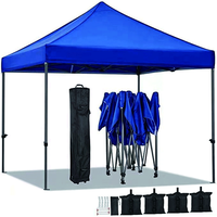 Vente chaude, impression de logo personnalisée, tente 3x3, 3x6, tente d'événement en plein air, tente d'exposition, gazebo publicitaire, auvent avec couverture latérale