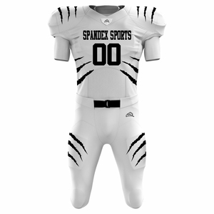 Maillots d'équipe personnalisés uniques, kits de football américain, manches courtes d'été, respirants, séchage rapide, 100% polyester, unisexe, adulte - Product Image 1