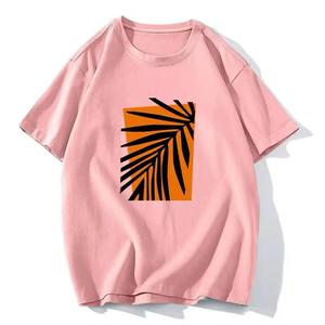 เสื้อยืดระบายอากาศสำหรับผู้หญิงเสื้อยืดลำลองพิมพ์โลโก้ตามสั่งฤดูร้อน - Product Image 4