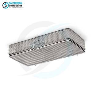 Panier en maille fine avec couvercle, panier médical en acier inoxydable haute performance manuel pour cliniques, hôpitaux et laboratoires - Product Image 3