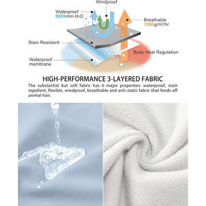 Veste coupe-vent Softshell respirante légère pour femme Logo personnalisé imperméable pour une utilisation en extérieur pour la moto randonnée - Product Image 5